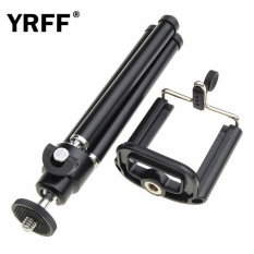 Teleskopik Logam Stand Desain Tripod untuk IPhone 4 4 S 5 5 S 6 6 S 7 Plus Phone Stand tripod Mount Mobile Phone Stand Holder-Intl