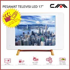 TV MONITOR LED 17 inch - CM170SP6 - CMM - USB Movie - Putih - TV USB VGA HDMI AV