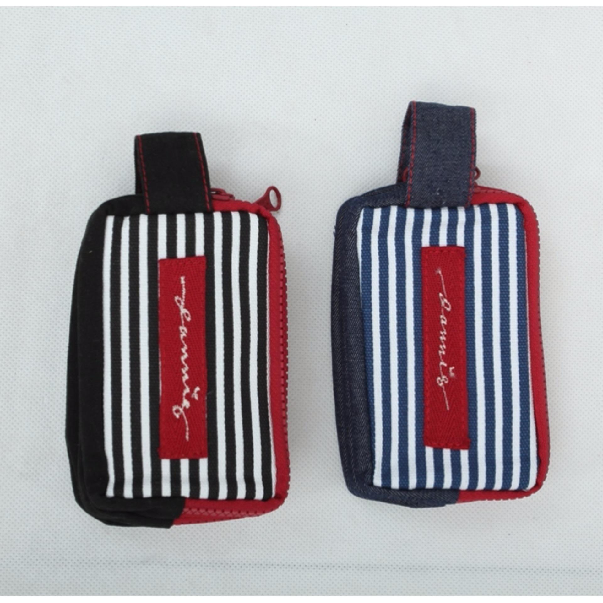 Tempat Handphone - Modifikasi Handphone Dannis - Dompet HP isi 3 - Salur - Biru