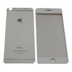 Tempered Glass 2in1 Mirror Glossy For Apple iPhone 6/ Iphone6/ iPhone 6G/ iPhone 6S Ukuran 4.7 inch - Silver