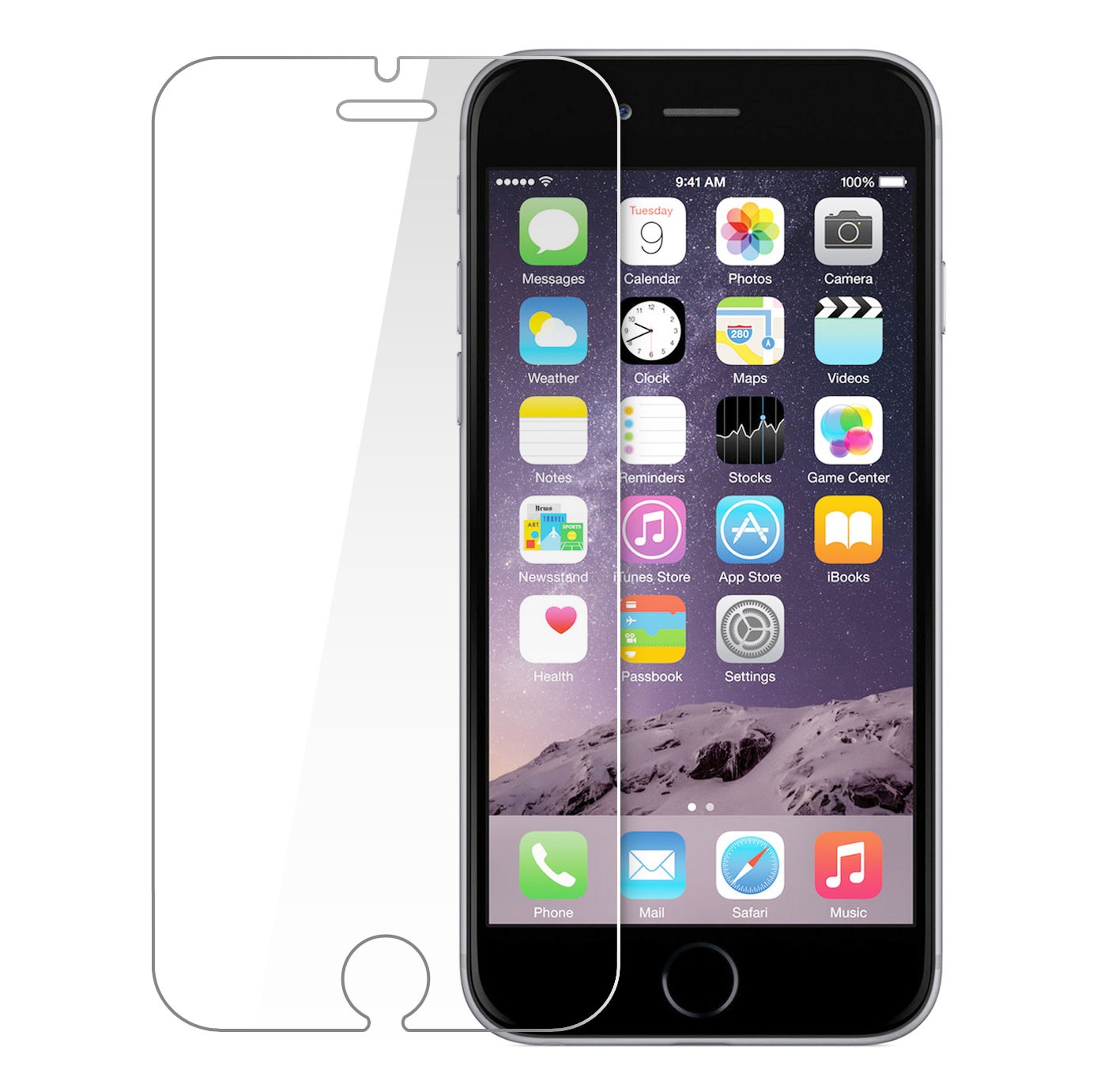 Apple iPhone 6  Anti Gores Kaca / Tempered Glass Kaca Bening