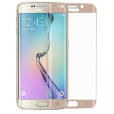 Tempered Glass untuk Samsung Galaxy S6 Edge Plus Permukaan Full Cover Depan Screen Protector Film untuk Samsung S6 Edge PLUS (emas) -2 Pcs