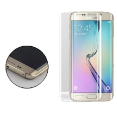 Tempered Glass Full Cover Transparan Screen Protector Anti Gores Kaca untuk Samsung Galaxy S6 Edge Curve
