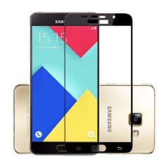 Tempered Glass Full Screen Black For Samsung Galaxy A7 2017 A720 9H Screen Anti Gores Kaca / Screen Guard / Screen Protection / Temper Glass / Pelindung Layar Kaca Samsung Galaxy A7 2017 A720 / Depan Only - Black / Hitam