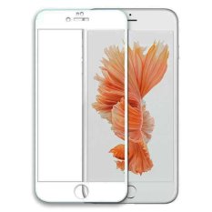 Tempered Glass Full Screen White for iPhone 6/ Iphone6/ iPhone 6G/ iphone 6S Ukuran 4.7 Inch Anti Gores Kaca / Screen Protection/ Screen White/ Depan Only - Putih
