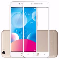 Tempered Glass Full Screen White For Vivo V5S 9H Screen Anti Gores Kaca / Screen Guard / Screen Protection / Temper Glass / Pelindung Layar Kaca Vivo V5S / Depan Only - White / Putih