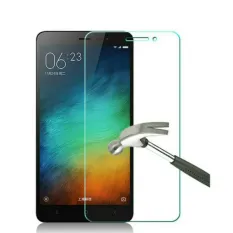 Tempered Glass Protector Anti Gores Terbaik For Xiaomi Redmi 3 - Bening