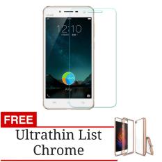 Tempered Glass Screen Protector for Vivo V5 / Y67 + GRATIS Ultrathin Shining Chrome