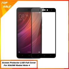 Tempered Glass Xiaomi Redmi Note 4 Full Screen Round Edge - Hitam