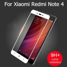 Tempered Glass Xiaomi Redmi Note 4 Full Screen Round Edge - Putih