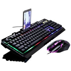 Sepuluh-bintang G700 Keyboard Mekani With Lampu Warna And mouse 2017,-Intl