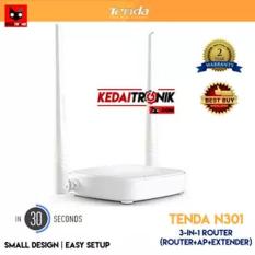 Tenda N301 3 In 1 Wireless ROUTER+Access Point+EXTENDER WIFI 301 AP