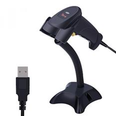 Tera Tera USB Kode Batang Pemindai Berkabel Handheld Otomatis 1D Pembaca Kode Batang 300 Scan/Detik Pasang dan Mainkan dengan base Penyangga-Internasional
