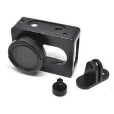 Termurah !! Aluminium Protective Case For Xiaomi Yi With Cnc Screw - White Putih / Black Hitam / Blue Biru - Casing Cover Alumunium Aluminum Pelindung Body Badan Kamera Xiaomiyi Camera Kokoh