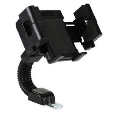 Rimas Motorcycle Smartphone Mount Holder - Black / Hitam Pegangan Holder Tempat Wadah Hp Handphone Smartphone Kuat Anti Jatuh Berkualitas