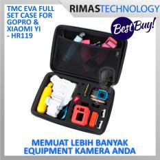 Termurah !! Tmc Eva Full Set Case For Gopro & Xiaomi Yi - Hr119 Black Hitam - Tas Bag Tempat Penyimpanan Casing Cover Perlengkapan Aksesoris Accesories Kamera Go Pro Xiaomiyi