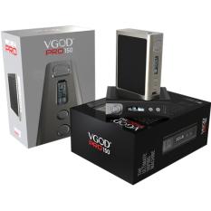 The Ultimate Vaping Machine V-God Pro 150watt Authentic Black Carbon + Free 2 Batrai Awt 3400mah Li-Ion + Blue Ocean 20ml Varian Rasa