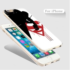 THW Transparan Soft Casing Ponsel Batman VS Superman Movie Style Case untuk Apple IPhone 6 Plus/6 S PLUS -Intl