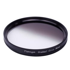 Tianya Filter Graduasi 58 Mm untuk EOS 650D 700D 600D 550D 500D 60D 18-55 Mm Lensa (Abu-abu) -Intl
