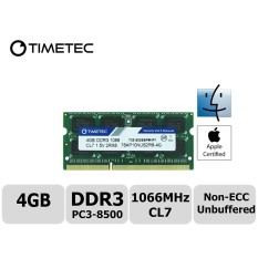 Timetec Hynix IC Apple 4 GB DDR3 PC3-8500 1066 MHz Upgrade Memori untuk iMac 20 Inch/21.5 Inch/ 24 Inch/27 Inch, macbook Pro 13 Inch/15 Inci/13 Inch, Mac Mini 2009 2010 (4 GB)-Intl