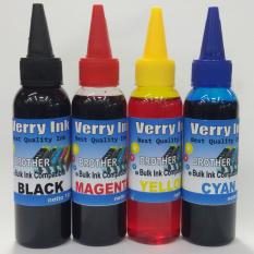 Tinta brother Isi Ulang 100ml Verry Ink 1 Set 4 Warna