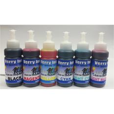 Tinta Epson Isi Ulang Verry Ink 100ml 1 Set 6 Warna