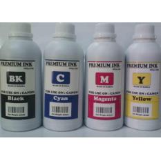 TINTA ISI ULANG / REFILL PRINTER CANON 500 ML ( PAKET 4 WARNA )