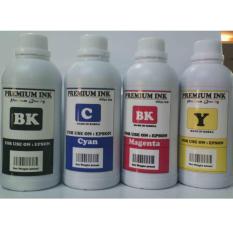 TINTA ISI ULANG / REFILL PRINTER EPSON 500 ML ( PAKET 4 WARNA )