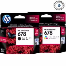 Tinta Printer - 1Set HP 678 Black&Colour