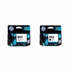 Tinta Printer Cartridge Original Hp 803 Black And Colour Original