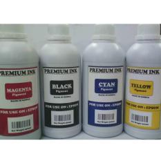 TINTA REFILL PIGMENT PRINTER EPSON 500 ML ( PAKET 4 WARNA )