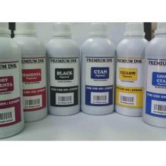 TINTA REFILL PIGMENT PRINTER EPSON 500ml ( PAKET 6 WARNA )