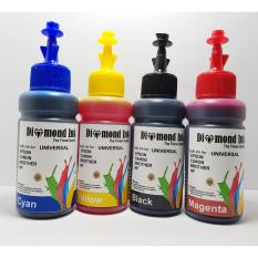 Tinta Universal Canon,Epson,Brother,Hp Isi Ulang Diamond Ink (1 Set 4 Warna)