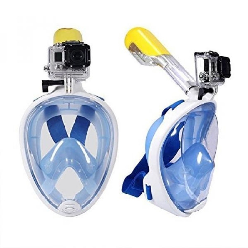 Tkbob Snorkeling Masker Penuh Wajah dengan Hadiah 180 ° Panorama Gopromount Anti Kabut Anti Bocor Terbaik untuk Remaja Dewasa menyelam Masker Setfull-Wajah Easybreath Snorkeling Perlengkapan Scuba Masker-Internasional