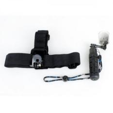 TMC Head Belt Strap and Grenade Monopod Grip Set for GoPro 3/3+/4 & Xiaomi Yi / Xiaomi Yi 2 4K - EBL017 - Black