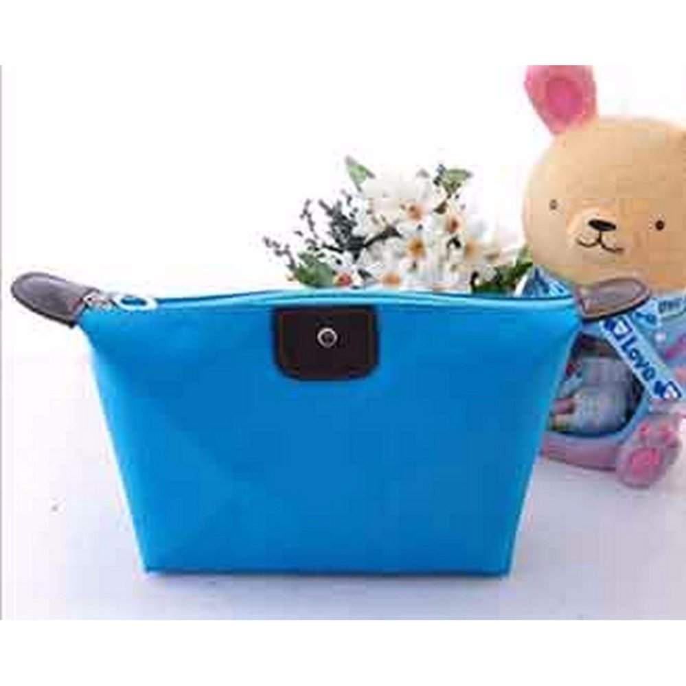 TOKO49 - Tas Dompet Kosmetik Alat Make Up - Biru Muda