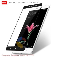 Tokomuda Tempered Glass Kaca 9H 2.5D for Xiaomi Mi Max 1 6.44inch Screen Guard Black