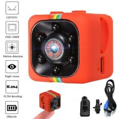 Tokuniku SQ11 Mini Action Spy Camera 1080P HD DVR Night Vision - Merah
