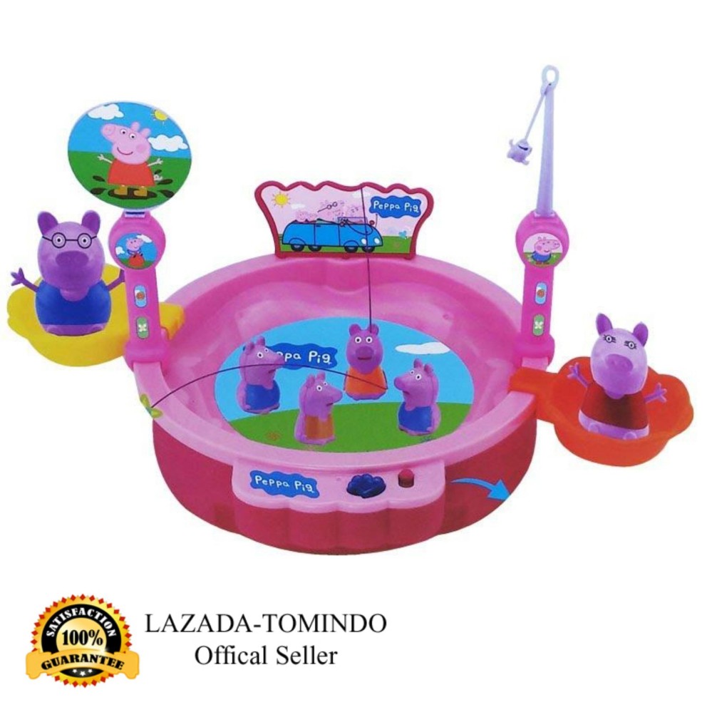 Tomindo Toys Fishing Game Peppa Pig / mainan pancingan KM68015-1