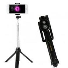 Tongsis 15cm 3 in 1 Built in Bluetooth Selfie Stick Monopod Tripod for Iphone Smartphone (BLACK)