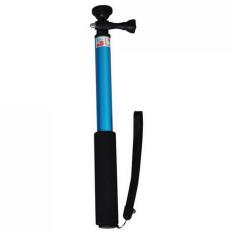 Tongsis Monopod Round Mount for Action Camera GoPro / Xiaomi Yi / Xiaomi Yi 2 4K / Smartphone - Blue