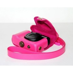 Kulit PU Paling Bagus Tas Wadah Kamera Penutup dengan Strap Bahu Forcanonpowershot G15 G16 Rose (Kamera Tidak Termasuk)-Intl