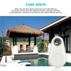 Top Smart Phone Smart Tag Wireless Bluetooth Tracker Child Bag Wallet Pet Key Finder with GPS Locator Anti Lost Alarm System - intl