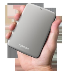 Toshiba Canvio Connect 2TB Abu-Abu Metalic (Silver)