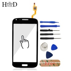 Touch Front High Glass Screen Digitizer Panel untuk Samsung GALAXY CORE Duos I8262 I8260 Lensa Sensor FLEX Cable + Free Alat Perekat
