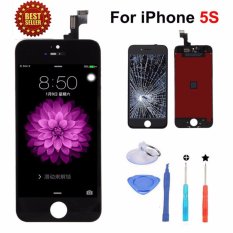 Layar Sentuh Penggantian LCD Digitizer Frame Assembly Paket Lengkap dengan Alat dan Kaca Profesional Pelindung Layar untuk IPhone 5 S/4.0 Inches -Intl