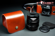 TP 18-55 Mm/60mm Kulit Asli Rajut Kamera Lensa Kamera Tas Kantong
