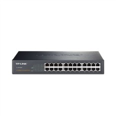 TP-LINK SF1024D Jaringan Desktop Sakelar TP 24 Port 100 Juta Sakelar Ethernet Desktop (Warna: Hitam)-Internasional