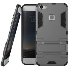 TPU Case dengan Kickstand Fitur untuk Vivo Xplay 5 (Abu-Abu)-Intl