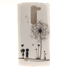 TPU Yang Soft Gel Silikon Kulit Kasus Kembali For LG Magna G4C G4 Mini H502 (hitam) (ต่างประเทศ)